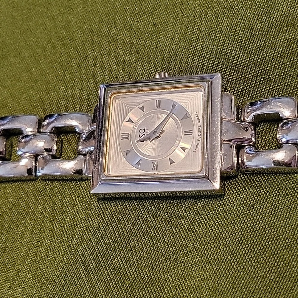 ESQ stainless steel women's watch 7in long